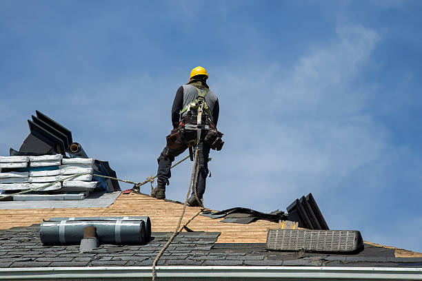 Professional Flat Roof Repair technician working in Atwater, CA